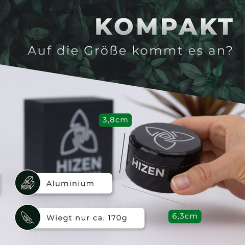 Alumium Grinder 3-teilig 63mm - HIZEN