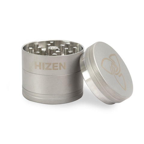Edelstahl Grinder 4-teilig 50mm matt - HIZEN