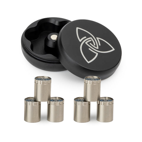Dosier-Kapselmagazin Bundle - inkl. 6 Kapseln für Kräuter aus Edelstahl - für Convectum, Nanu & Stilus Pro Max - HIZEN