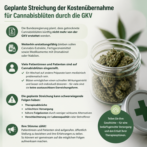 GKV-Erstattung von Cannabisblüten: Was sich gerade ändert – und was das für Patient:innen heißt