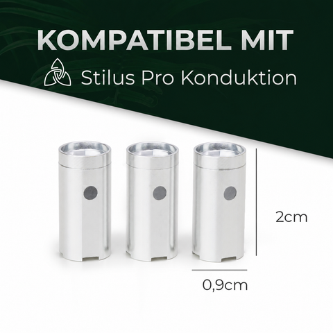 Dosierkapseln für Wax & Öl (Alu, 3er-Set)