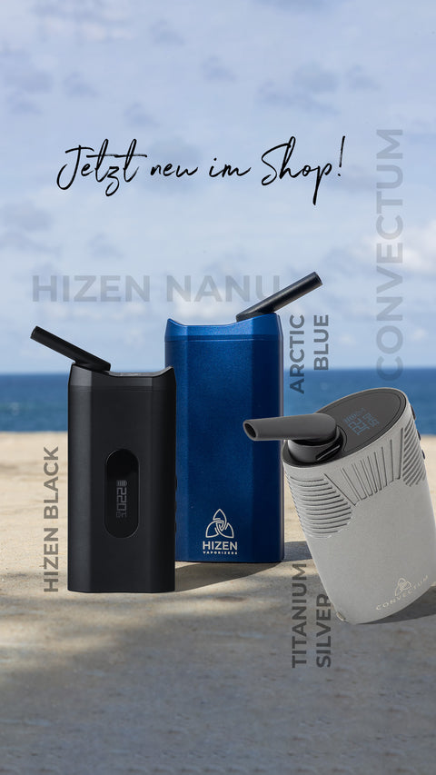 HIZEN - Vaporizer für Kräuter & Konzentrate.