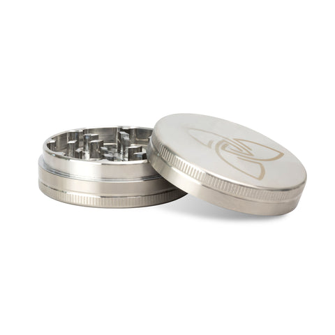 Edelstahl Grinder 2-teilig 6,3cm glänzend