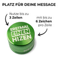 HIZEN Grinder mit Lasergravur – Detailansicht der gravierten Oberfläche