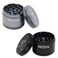 HIZEN Aluminium Grinder 49mm: oben links Gun Metal; unten rechts schwarz