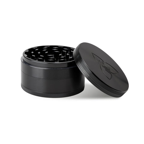 Grinder Alu 100 mm  4 teilig Schwarz