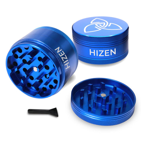 Aluminium Grinder 6,3 cm – 4-teilig mit Magnetdeckel