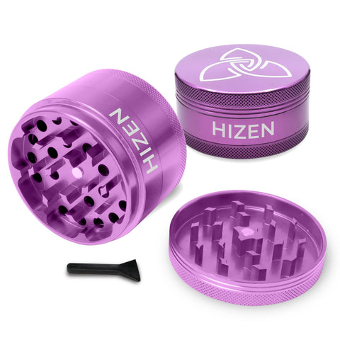 Aluminium Grinder 6,3 cm – 4-teilig mit Magnetdeckel
