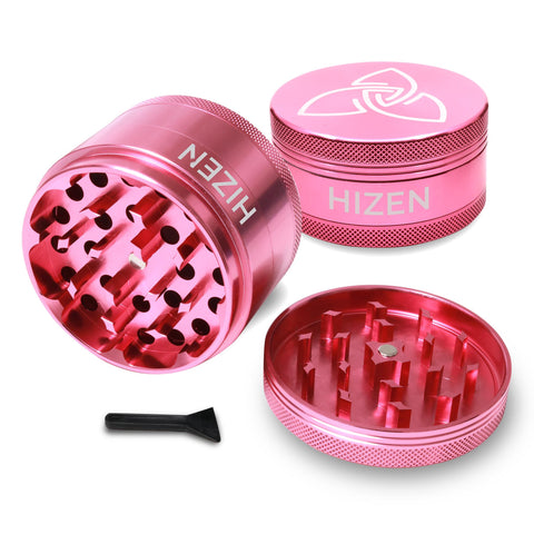 Aluminium Grinder 6,3 cm – 4-teilig mit Magnetdeckel