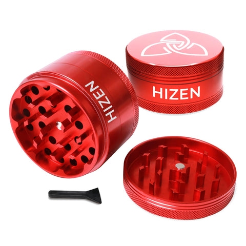 Aluminium Grinder 6,3 cm – 4-teilig mit Magnetdeckel