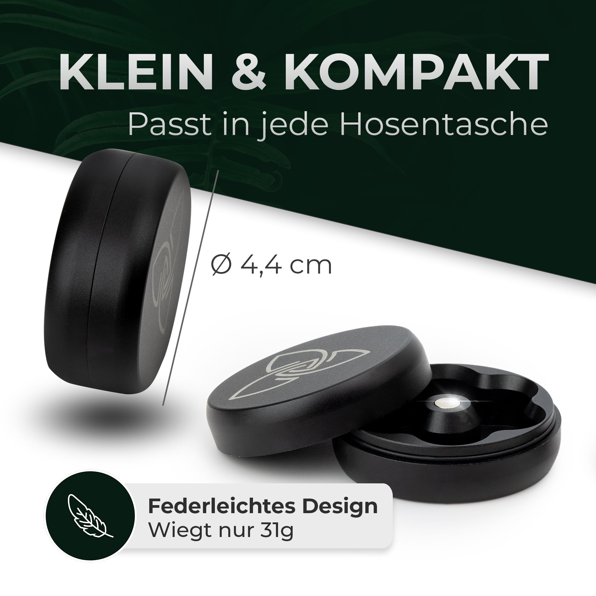 Dosier-Kapselmagazin Bundle -  inkl. 3 Kapseln für Kräuter aus Edelstahl & 3 Kapseln für Wax /Öl - für Convectum, Nanu & Stilus Pro Max