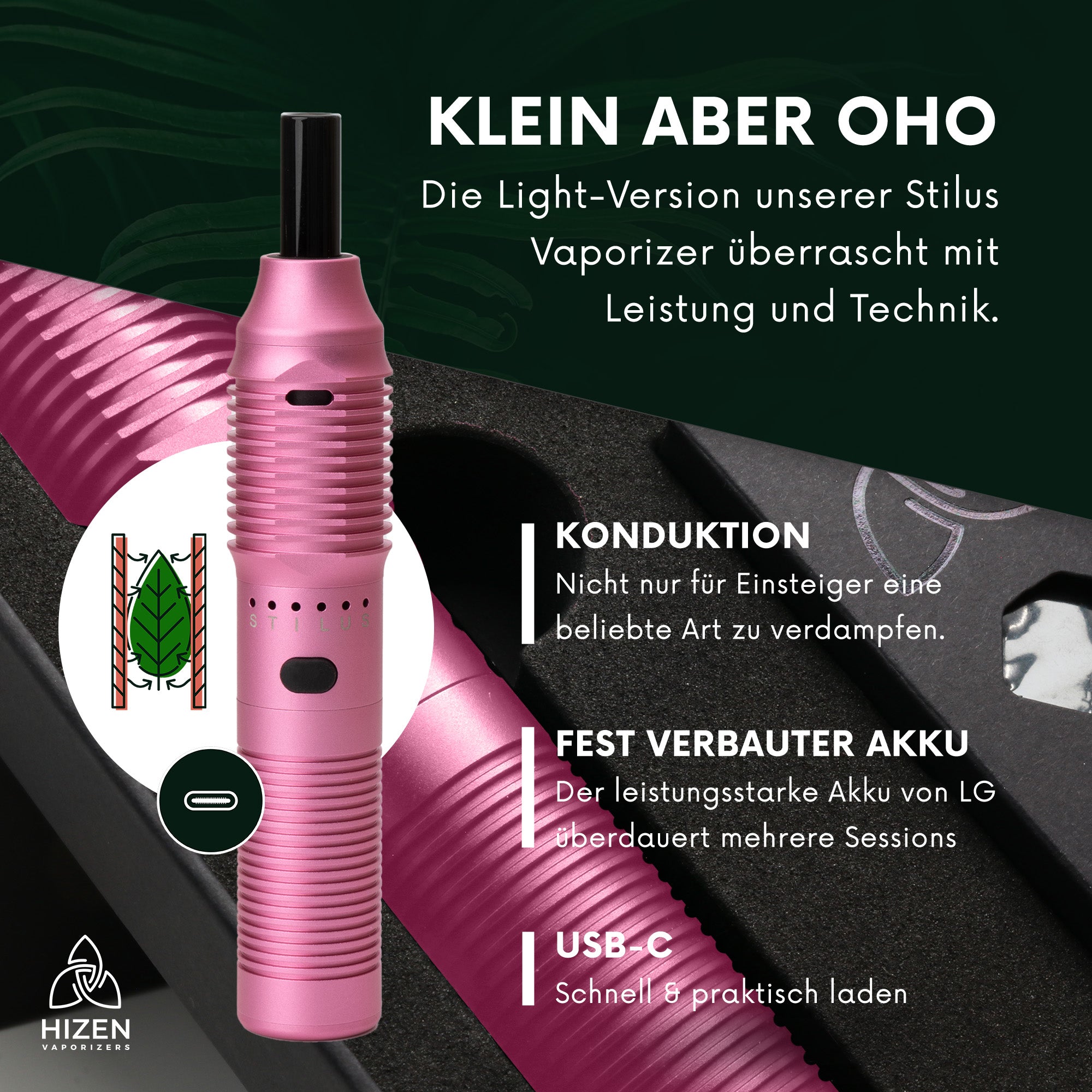 Stilus Mini X Hanf.com Pink Horizon (Vorbestellung, Lieferung Anfang Februar)