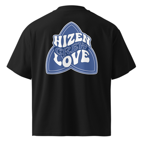 T- Shirt Crew Love Blau