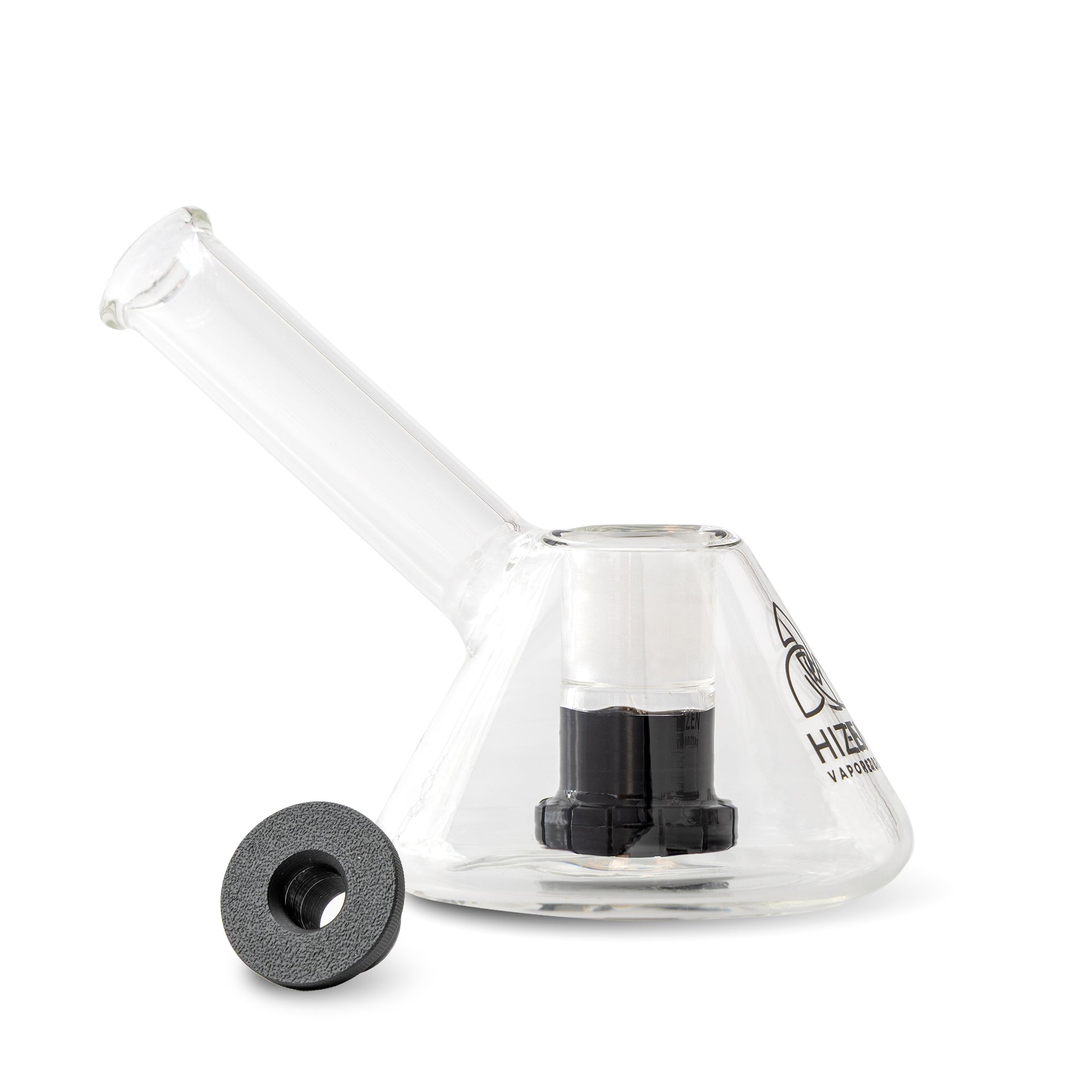 Vaporizer bong for water filtration, cooling, and hydration. Compatible with HIZEN vaporizers and 18,8 mm bong bowls. Better flavor and less scratching while vaping. Vaporizer bong for water filtration, cooling, and hydration. Compatible with HIZEN vaporizers and 18,8 mm bong bowls. Better flavor and less scratching while vaping.