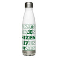 HIZEN Edelstahl Trinkflasche mit Aufdruck