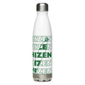 HIZEN Edelstahl Trinkflasche mit Aufdruck