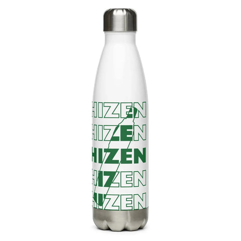 HIZEN Edelstahl Trinkflasche mit Aufdruck