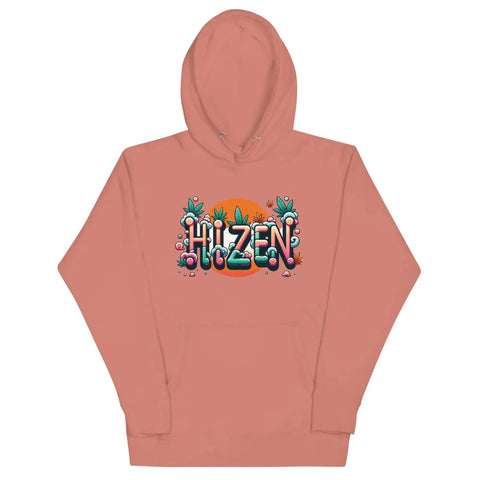 HIZEN Kapuzenpullover Unisex Vorderseite mit Aufdruck