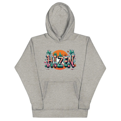 HIZEN Kapuzenpullover Unisex Vorderseite mit Aufdruck